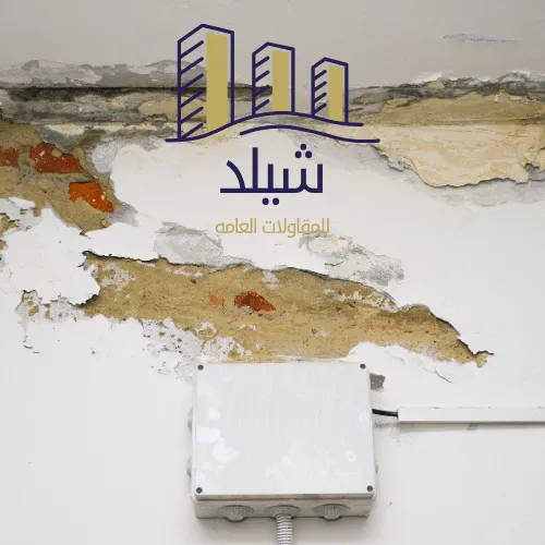 تصليح تسرب المياه داخل الجدران مسقط